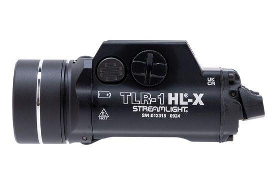 1500 lumen weapon mounted light, black.
